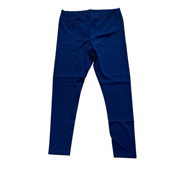 Land’s End Kids Blue Deep Sea Navy Leggings Girls XL 14-16 NWT - Picture 1 of 5